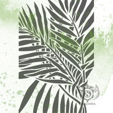 Трафарет - Пальмовый рай