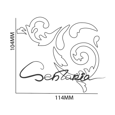 Трафарет - Изабелла вензеля