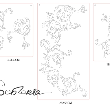 Трафарет - Изабелла рама