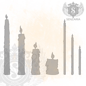 Трафарет - Свечи